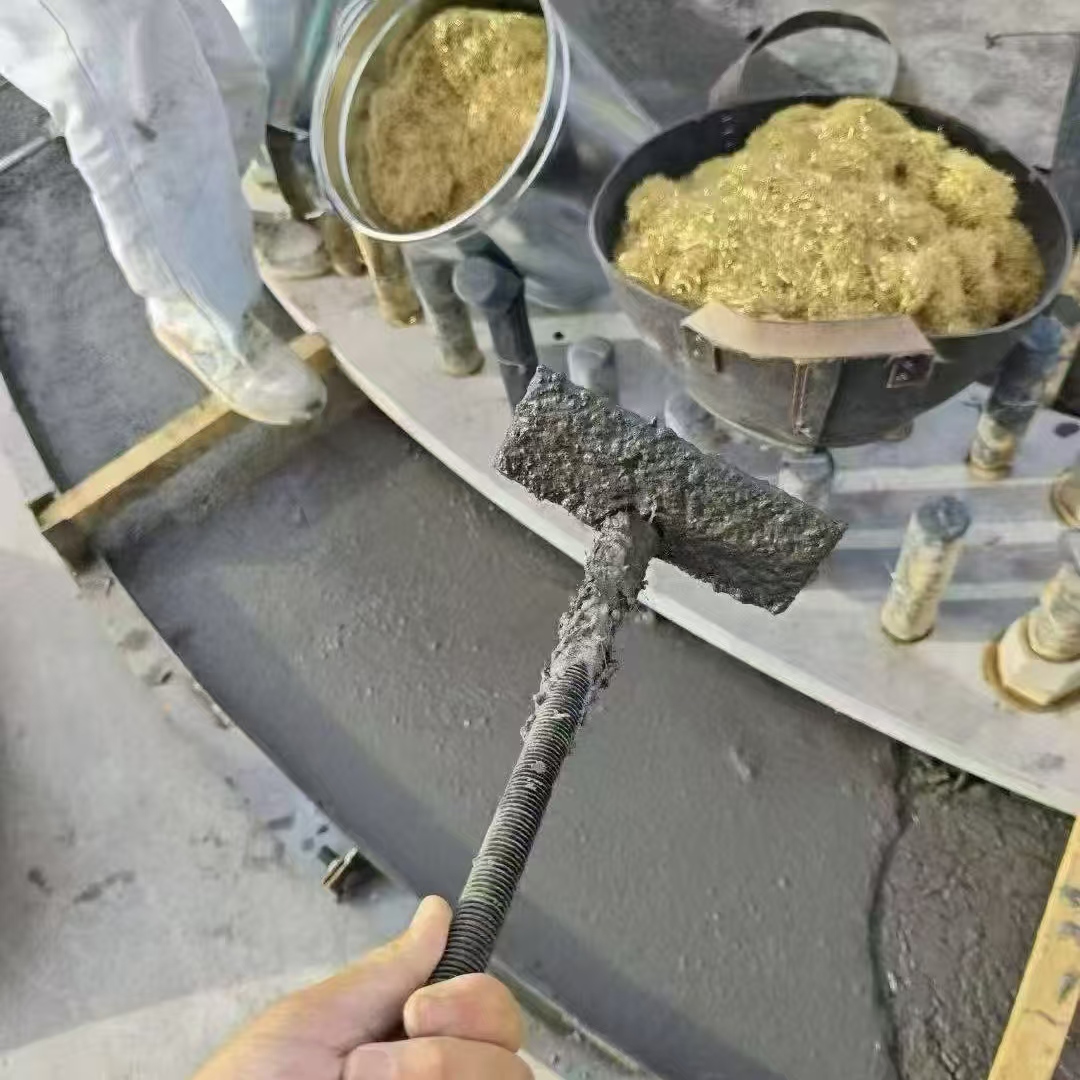 阳江C120钢纤维高强无收灌浆料 轧机压缩机汽轮机发电机锻压设备底座灌浆材料